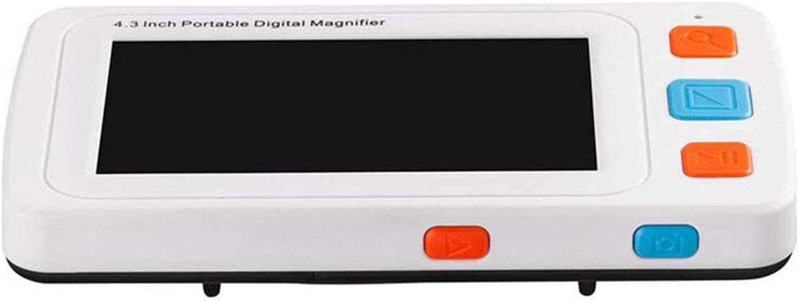 ASerZenith Magnifying Magnifying Glass, 4.3 Inch Electronic Vision Aid Portable Low Vision Aid Reading Lcd Screen For Low Vision Reading Loupe