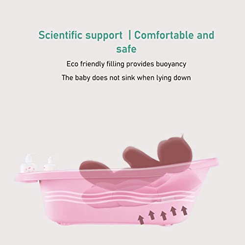 Image of Baby Bath Support Cushion Floating Adjustable Soft Bath Pillow for Infant Shower ()