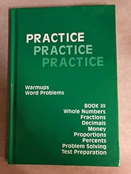 Hardcover Practice Practice Practice, Book 3: Warmups / Word Problems Book