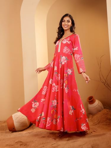 Kurta Anarkali floral parfait pour vos réceptions de mi-saison - 6
