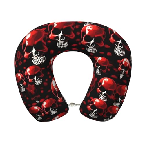 Almohada de viaje de espuma viscoelástica negro tamaño único