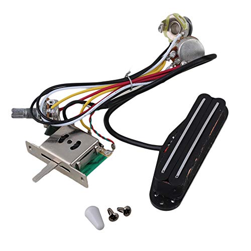 Yibuy Electric Guitar Dual-Coil Pickup Humbuck Circuit Wiring Harness Pot Switch Set #TOP22