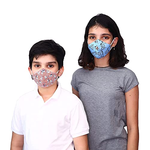 airific by NIRVANA BEING N95 Nanotechnology Anti-Pollution Cotton mask for kids & adults|Official Merchandise Partner for Disney,Marvel & Barbie(Genie & Dalmatians-Extra Small),Multicolor,Pack of 2 (B09C4SRJDS) Amazon Price History, Amazon Price Tracker