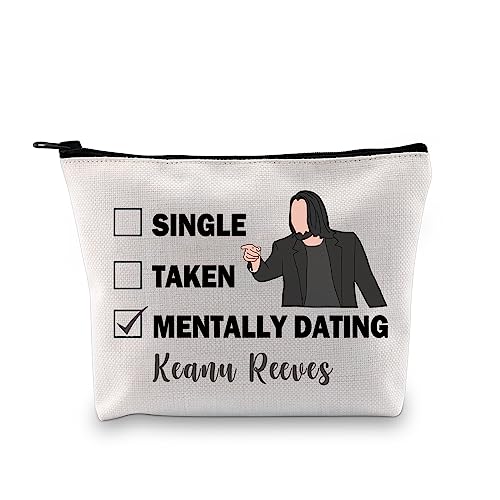 PYOUL Keanu R Inspired Gift Dating Keanu R Makeup Bag Keanu R Fan Cosmetic Bag Keanu R Merch (Dating Keanu R B)