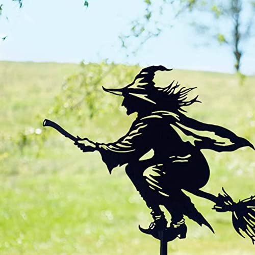 Girouette indicateur de direction du vent en métal noir pour toit extérieur
