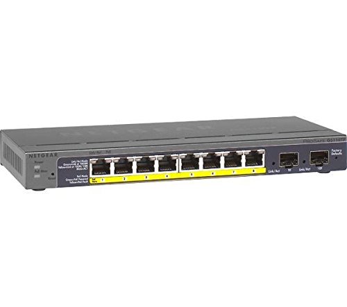 Amazon.com: NETGEAR GS110TP Switch Niv.2 8 Ports gigabit poe 46W
