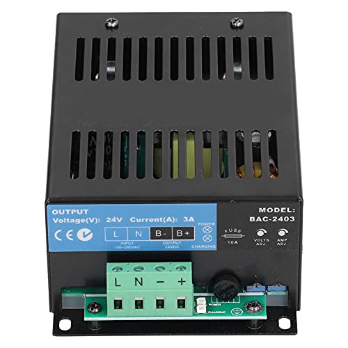 Generator Battery Charger, LED Display Lightweight Genset Acid Batteries Chargers for Electrical Equipment(BAC-2403)