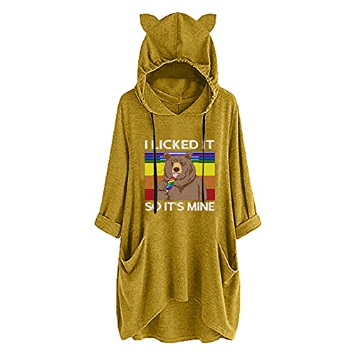 HHOP Oberteil Damen sexy damenshirts lässig Kurzarm Oversize Damen sexy Pullover Damen Kapuzenpullover Hoodie blusen & Tuniken für Damen damskie kardigany i swetry Sommer Bluse Oberteil Damen elegant