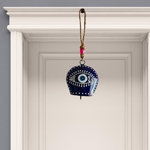 Image of JASMEY HOMES Designer Evil Eye Bell - Blue