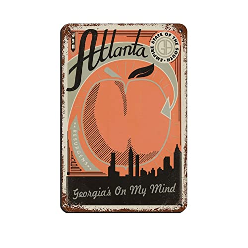 AZOLID Letreros de estaño retro de Saint Paul Minnesota de viaje de estaño pintura Café, ópera, casa, arte de pared, placa de decoración de pared, 30 x 20 cm