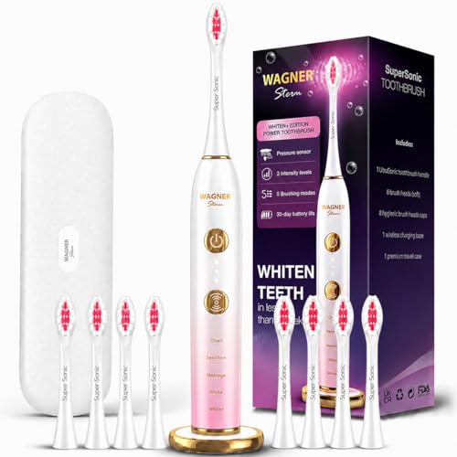 Wagner Stern WHITEN+ Electric Toothbrush with Travel Case