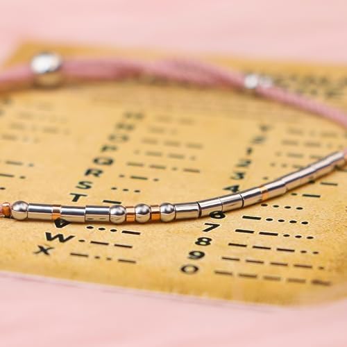 Birthday Gifts for 1 13 16 18 Year Old Girl, Berry First Birthday Bracelets Morse Code Bracelets as Berry Gifts for Girls Granddaughter Daughter Niece4