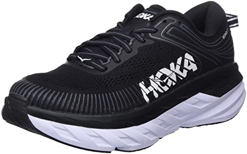 HOKA One One 1110519-BWHT Bondi 7 Women's Donna, Black/White EU 36