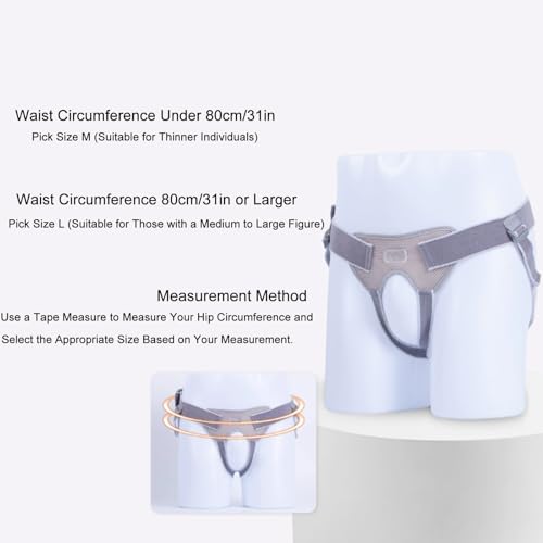 Faja para Hernia Ajustable con 4 Almohadillas de Compresión Mediana miniatura 2