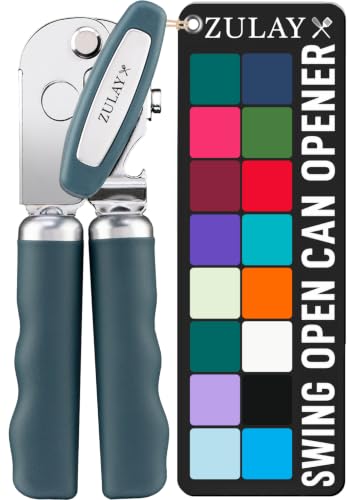 Image of Zulay Kitchen Stainless Steel Swing Open Manual Can Opener Comfortable Grip
