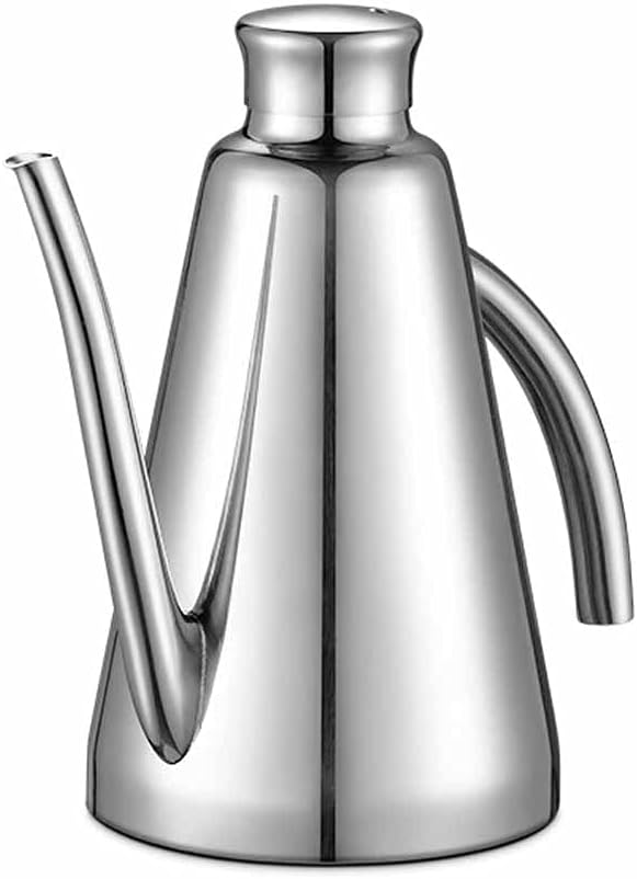 Standard 304 Stainless Steel Oil Vinegar Batcher Can Bottle Pot Kitchen Accessories Cooking Tools 500ml Storage Bottles(Small)