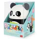 LEGAMI Super Kawaii miękki silikonowy uchwyt na długopisy stołowe + wymazywalny zestaw długopisów, edycja panda, 100 długopisów z termoczułym tuszem kasującym, kolorowym tuszem i motywami beczek