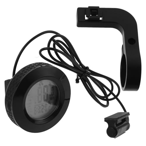 KESYOO Stopwatch Exercise Bike Computer Bike Speed Meter Tool Road Bike Odometer Cycling Accessories Bike Tracer Portable Bike Speedometer Bike Accessories Speed Meters Plastic Black