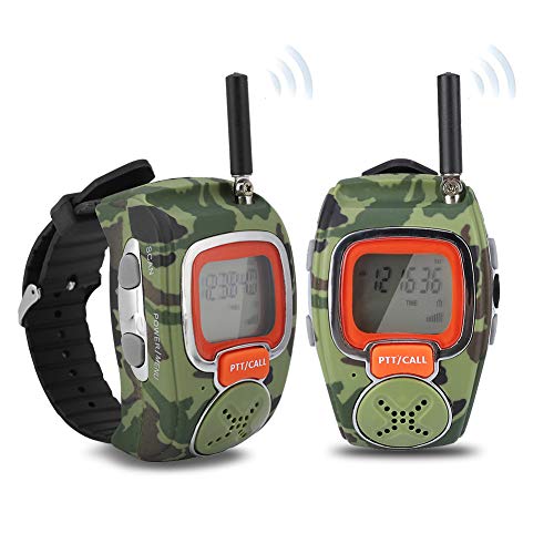 Children Watch Walkie Talkies, 1 Pair Portable Walkie Talkie For Kids Outdoor 1.2