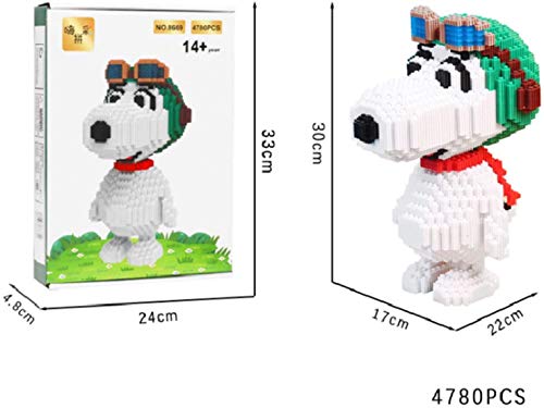 RSVT Nano Ziegelsteine Hundeblöcke Micro Diamant DIY Pädagogisches Spielzeug, 4780 Stücke – Bild 6