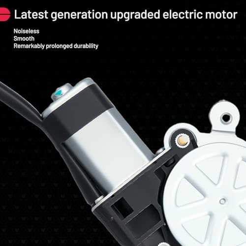 Image of BDFHYK 741-539 Power Window Regulator with Motor Front Right Compatible with Jeep Cherokee 1991-1996, Jeep Comanche 1991-1992