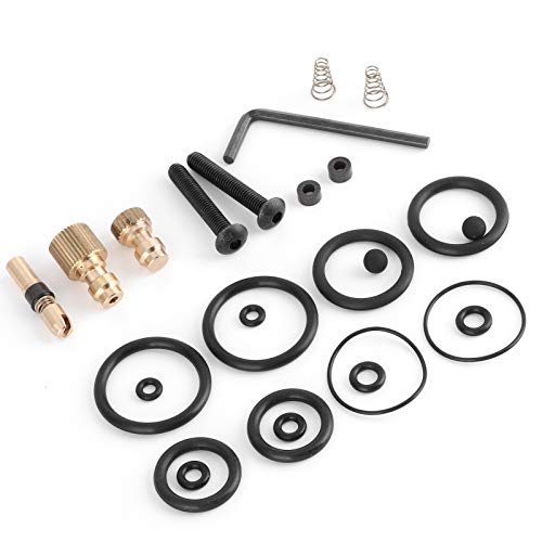 RBSD Luftpumpendüse, 30 MPa / 300 bar / 4500 psi Hochdruck Schwarz + Kupfer Luftpumpe Sechskantschlüssel, für PCP Pump Handluftpumpe Cover