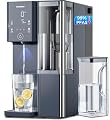 VonWater 7-Stage Countertop Reverse Osmosis Water Filter System, 528G RO Water Filtration with 2 Portable Pitchers, NSF/ANSI 372,53, Reduce TDS PFAS, 5 Volume Settings, 3:1 Pure to Drain CT910, Bundle