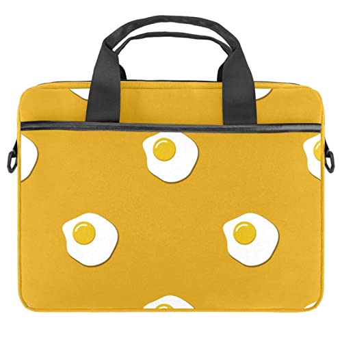 Sacoche à bandoulière pour ordinateur portable contre les chocs motif pop jaune