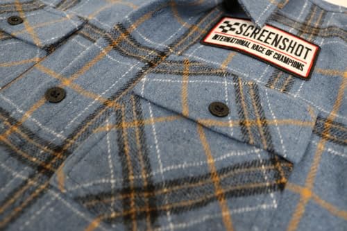 Image of SCREENSHOT Shacket 3202 Mens Casual Plaid Flannel Shacket Shirt Jacket Button Down Long Sleeve