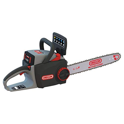 Motosierra con autoafilado de batería de litio OREGON CS300. La cadena se afila en 5 segundos sin desmontarla. No incluye batería ni cargador. Compatible con las baterías de litio Oregon
