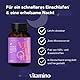 Vitamino Sandman - Melatonin-Kapseln hochdosiert mit Ashwagandha, GABA, Magnesium und Pflanzenextrakten, für einen tiefen und erholsamen Schlaf, vegan, glutenfrei, laktosefrei - 120 Kapseln