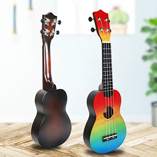 KaTyMa Bois Ukulele 21 Pouces Enfants Ukulele en Bois 4 Cordes Guitare Instrument Portable for Les Enfants et Adultes - Les Beatles, Paul McCartney, John Lennon, RIngo Starr, George Harrison KaTyMa Bois Ukulele 21 Pouces Enfants Ukulele en Bois 4 Cordes Guitare Instrument Portable for Les Enfants et Adultes – Image 3