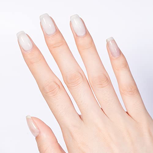 Yadada Milky White Nude Gel Polish,Milky Gel Nail Polish,Neutral Gel Nail Polish,Gel Nude Nail Polish, 0.42 Fl Oz 12Ml(Milky White Nude) #TOP6