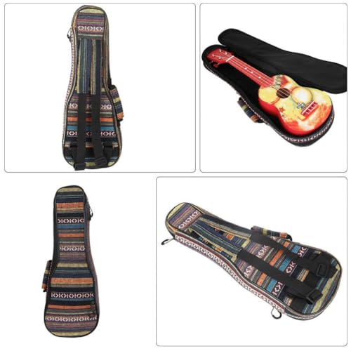 ibasenice Bolsa Colorida Para Ukulele Portátil 21 Polegadas Bolsa Para Ukulele Instrumento Musical R