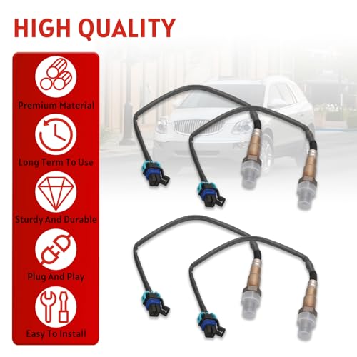 Sensor de oxígeno compatible con Buick Enclave 3.6L (4 piezas) miniatura 7