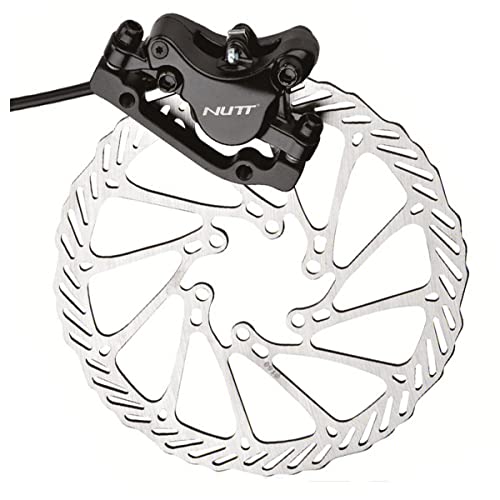 Ruizd Ebike Hydraulic Brakes 2 Pistons Power-Off Hydraulic Disc Brake Caliper Lever With 2Pcs 180Mm Rotor For Ebike(Included Mounting Adapter)… #TOP6