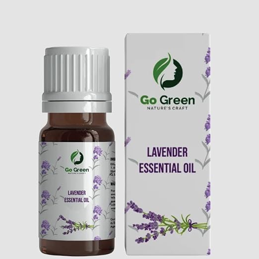 GoGreen Lavender Essential Oil, Beauty, Acne, Cosmetic, Skin tone, sleep, antiseptic, Lavandula angustifolia 15 ml (Pack of 2)