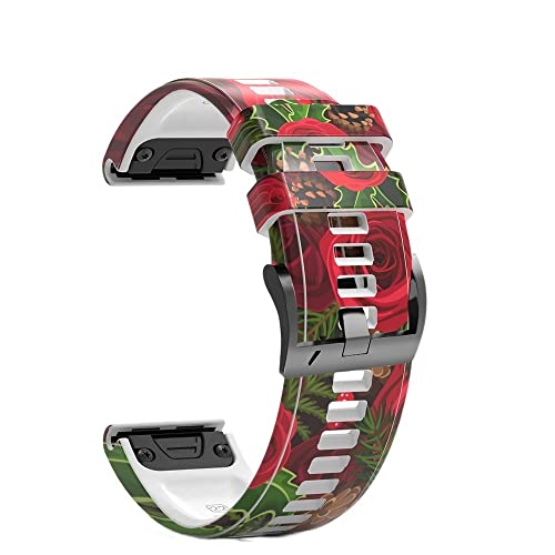 Correa de silicona para Fenix 7X perfecta para entrenamientos intensos de montaña 4