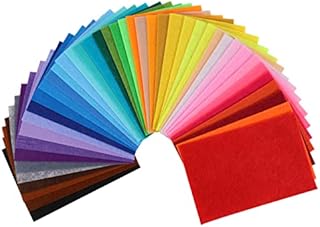 Firtink 40 Pcs Felt Fabric Sheet Polyester Felt Fabric Sheet Coloured Felt Fabric Sheets for Art Crafts Toys Christmas Ornament Crafts (20 x 30 cm)
