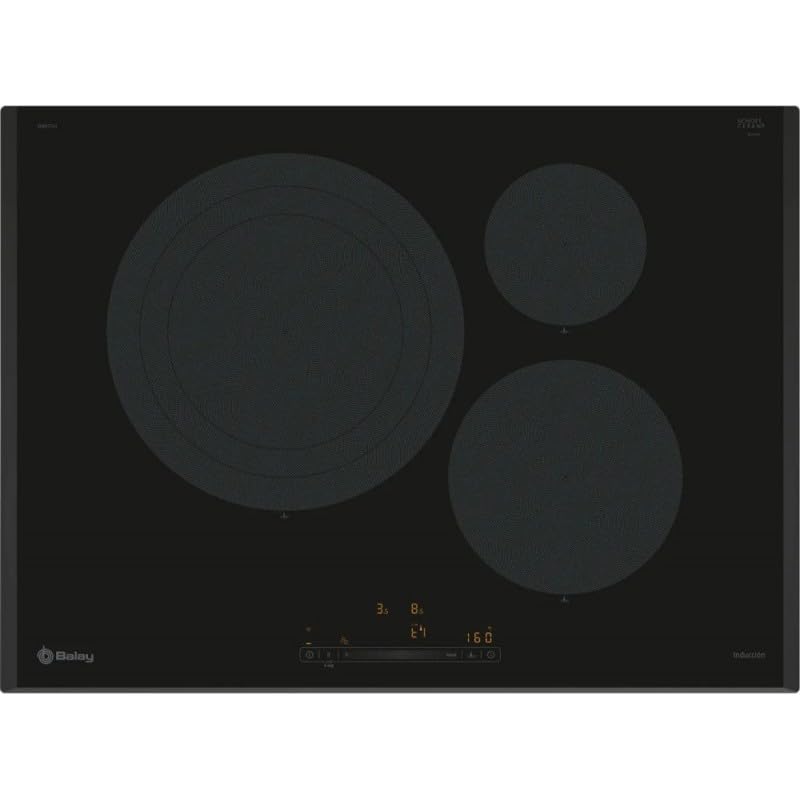 Placa Inducción BALAY 3EB977LH 3 Zonas 70 cm Negro