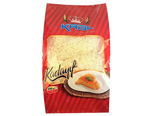 Amazon Com Kral Kadayif Kurutulmus Dried Kadaifi Dry Kataifi 500gr Grocery Gourmet Food