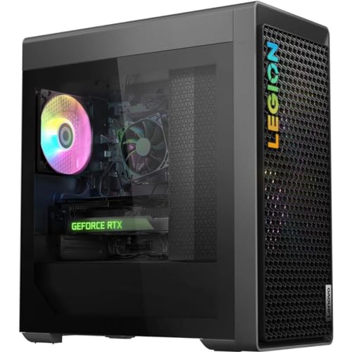 Lenovo Legion Tower 5 26IRB8 Gaming Desktop Computer, Intel Core i5-13400F 2.5GHz, 16GB RAM, 512GB SSD, NVIDIA GeForce RTX 3060 12GB, Windows 11 Home, Storm Gray