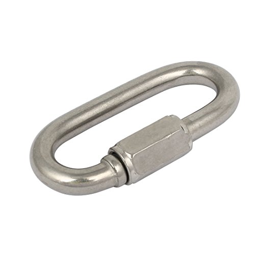 Aexit 8mm Thickness Tool Sets 304 Stainless Steel Oval Shape Quick Link Chain 1000 Volt Tool Sets Cable Connector