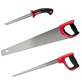 1 x Hand-Stichsäge 310 mm Handsägen Set 3-tlg. Fuchsschwanz Stichsäge Trockenbausäge