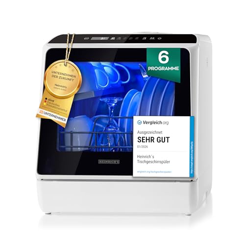 Heinrich´s tragbarer Mini Geschirrspüler, Spülmaschine...