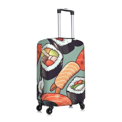 Sushi Travel Luggage Cover Suitcase Protector Washable Elastic Suitcase Cover Anti-Scratch Luggage Protector X-Large Travel Suitcase Baggage Cover Fits 18-32 Inch Suitcase3