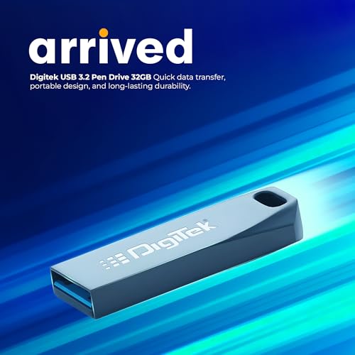 Image of Digitek (Dud 32G V3.2) USB 3.2 Flash Drive, 32GB Storage, High Speed Read & Write, Pen Drive, Magnetic, X-Ray & Temperature Resistant, Compatible with Windows & Mac OS