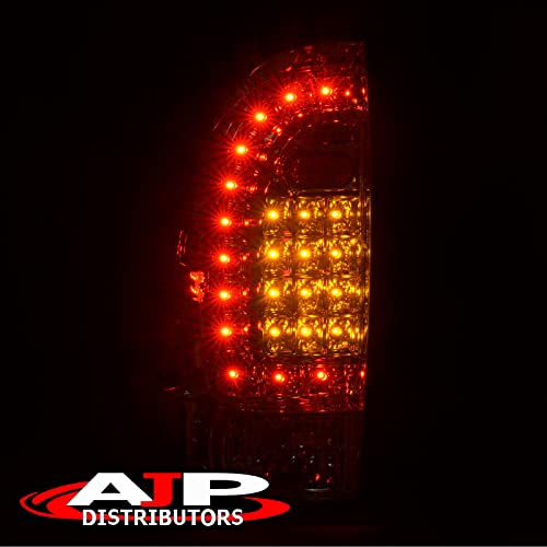 Ajp Distributors Led Tail Lights Brake Stop Running Signal Driving Lamps Taillights Assembly Pair Compatible/Replacement For Tacoma Pickup Truck 2005 2006 2007 2008 2009 2010 2011 2012 2013 2014 2015 #TOP5