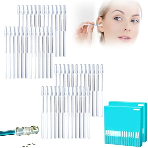 48Pcs Sticky Ear Cleaning Stick, Reusable Adhesive Ear Pick with