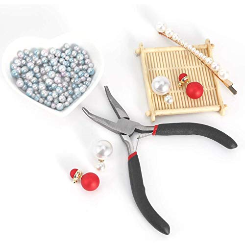 Jewelry Pliers For Jewelry Making, 5 Inch Bent Chain Nose Pliers Jewelry Tool For Crafting And Repair #TOP2